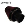 Gain power and loud waste gate chatter noise.Large cotton designed filter with specifically machined alloy trumpets for GT Turbos with 102mm