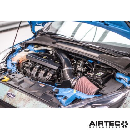 the Stage 3+ kit features a huge AIRTEC Motorsport cone filter with a 102mm (4-inch) diameter trumpet that flows into 90mm (3.5-inch) diameter pipework to ensure there is minimal restriction.To further enhance this