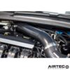 the pipework takes the simplest and shortest path across the engine