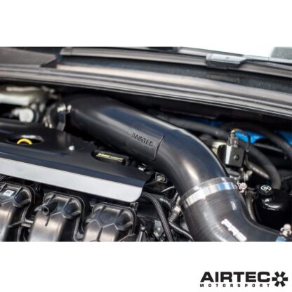 the pipework takes the simplest and shortest path across the engine