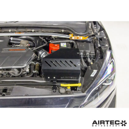 the comprehensive kit also includes a replacement aluminium intake pipe. To ensure the new air filter does not suffer with heat soak issues from the confines of the engine bay
