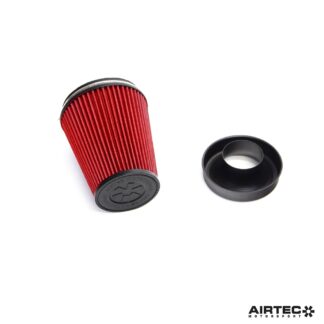 <p>AIRTEC Motorsport's large cotton filter with a specifically machined alloy trumpet designed to fit the Mk2 Focus ST225.</p><p>Our biggest trumpet and air filter combination yet