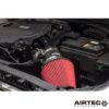 bolt on modification for track or fast road use.This freer-flowing induction kit replaces the car’s original and restrictive air box and plastic intake set up. It features a large