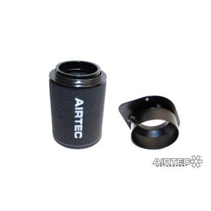 bolt-on modification for track or fast road use.This freer-flowing air filter fits inside the original air box and replaces the car’s panel air filter element. The much larger filter is made from foam and features a cylindrical design with a much greater surface area and less restriction to significantly improve the car’s breathing by increasing the amount of cold air it can take in