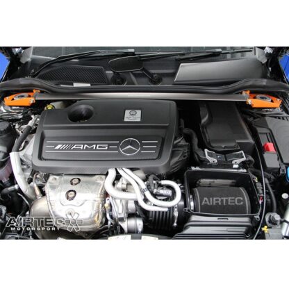 performance and sound.The kit fits neatly in place and comes with all a powder-coated black mounting flange for a bolt-on installation.Its improved air flow