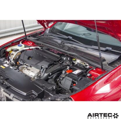 we’ve created a comprehensive solution to improving the car’s original air intake system to allow more flow whilst maintaining low intake temperatures