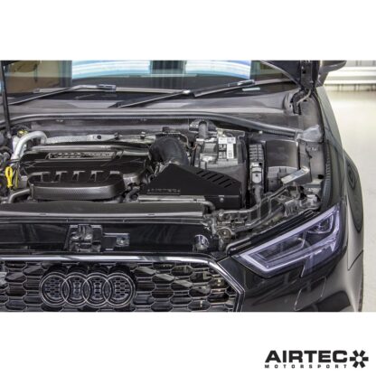 heightened induction noise and a more pleasing look to the engine bay.nThe kit is a direct replacement that requires no additional drilling or cutting to fit
