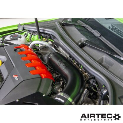 we’ve created a comprehensive solution to improving the car’s original air intake system to allow more flow whilst maintaining low intake temperatures