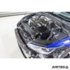 performance and sound.The filter is protected from warm air within the engine bay by a laser cut heat shield and the air box is force fed fresh air from the replacement guide