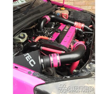 the kit includes an alloy pipe and two high-quality Pro Hoses silicone hoses.Silicone hoses in Gloss Black only.Pro-Series black hard pipe.Kit includes:1x intake pipe2x Silicone hoses1x AIRTEC branded filterAIRTEC part no: ATIKVAUX4