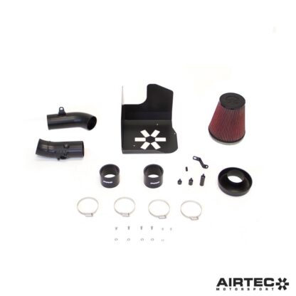 sound and aesthetics within the engine bay.Featuring larger 80mm pipework throughout with two hard pipes and two high-quality silicone connectors