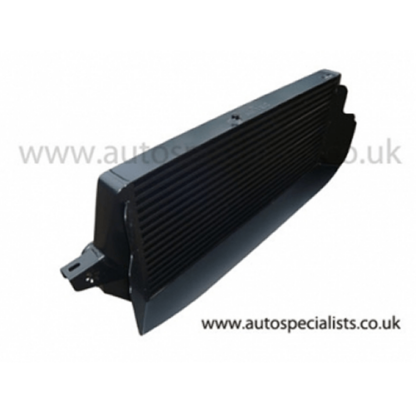 freer-flowing intercooler that is a direct replacement for the smaller and more restrictive OEM item.Our solution to increasing the intercooler’s size and performance within the confines of the limited space behind the bumper is based upon a 60mm core that’s twice as high and almost 100mm longer than the standard item. This offers a massive increase in overall capacity in comparison to the original intercooler