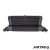 the AIRTEC intercooler keeps the temps low enough so you keep all your power.Dimensions:OEM IntercoolerWidth: 690mmHeight: 130mmDepth: 50mmCapacity: 4.5 litresFront area: 900cm²AIRTEC Motorsport IntercoolerWidth: 615mmHeight: 350mmDepth: 85mm to 40m stepped coreCapacity: 12.1 litresFront area: 2