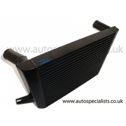 freer-flowing intercooler that is a direct replacement for the smaller and more restrictive OEM item.Our solution to increasing the intercooler’s size and performance within the confines of the limited space behind the bumper is based upon a high flow