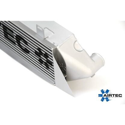 AIRTEC Motorsport is proud to launch our huge Gobstopper intercooler upgrade with 100mm core to offer increased performance through reduced charge temperatures in comparison to the original intercooler. This is particularly important to remapped examples.Our solution to improving the OEM intercooler set up within the confines behind the bumper assembly is based upon a high flow