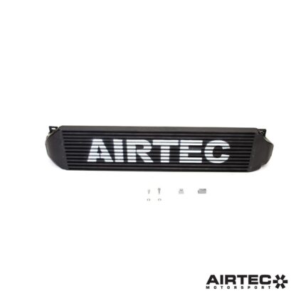our solution to increasing the intercooler’s size and performance is based upon our stepped-core design to fully utilise the area. The core steps from 85mm to 35mm and in doing so offers a huge increase in overall capacity in comparison to the original intercooler. It also offers a significant increase in frontal area over standard