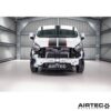 freer-flowing intercooler that is a direct replacement for the smaller and more restrictive OEM item.Our solution to increasing the intercooler’s size and performance within the confines of the limited space behind the bumper is based upon a much larger single pass core that is wider