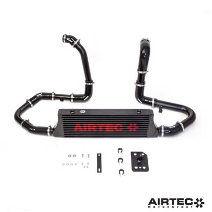 fitted with cat back exhaust and AIRTEC FMICRun 1 -  120 degrees into the intercooler and 22 degrees out of the intercoolerRun 2 - 122 degrees into the intercooler and 22 degrees out of the intercoolerRun 3 - 123 degrees into the intercooler and 22 degrees out of the intercoolerThe AIRTEC intercooler dropped the intake temperatures by 100 degrees on each run and did not suffer from heat soakWill fit the following:Any Abarth with a Garrett GTI446 Turbo – 165