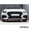 This freer-flowing intercooler is a direct replacement for the smaller and more restrictive OEM set up.It features a stepped twin-core (130mm and 40mm) design for maximum frontal area in the limited space provided behind the bumper. Together with high-flow