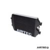 increasing the time it passes through the intercooler to further decrease temperatures.The comprehensive kit also includes a big boost pipe kit that relocates the original re-circ valve and all silicone hose connectors