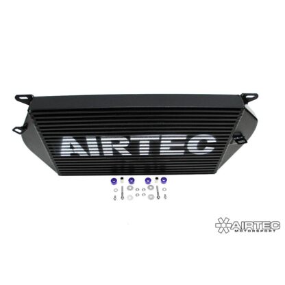This freer-flowing intercooler design features a sized core and offers much greater surface area