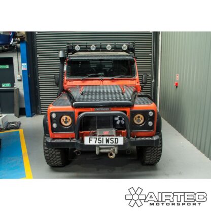 efficiency and volume over standard. It is also a direct replacement for the smaller and more restrictive OEM set up yet still fits neatly beside the standard radiator