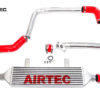 AIRTEC huge front mount intercooler for the Mazda 3 MPS Mk1.A much needed upgrade for your re-mapped Mazda MPS.70mm core with flowed cast end tanksHigh quality silicone hoses supplied with stainless jubilee clipsRetains original crash bar and fog lightsNo cutting to bumper neededFitting instructions supplied along with all required fittingsProven power increaseAvailable in pro series black or natural silverAIRTEC 3 year unlimited mileage warantyFitting takes approximately 2-3 hoursTest results taken on the AIRTEC demo carStandard top mount intercooler:Run 1In - 160.5 degreesOut - 70.7 degreesRun 2In - 160.6 degreesOut - 70.4 degreesRun 3In - 162.1 degreesOut - 73.9 degreesAIRTEC Stage 3 intercoolerRun 1In - 123.7 degreesOut - 23.8 degreesRun 2In - 119.2 degreesOut - 22.6 degreesRun 3In - 120.1 degreesOut - 22.8 degrees Approximate Dimensions:Width - 740mm (not including pipes)Height - 170mmDepth - 70mmNOW AVAILABLE IN PRO-SERIES BLACK ONLY!Registered Design Right number: 6023247AIRTEC part number: ATINTMAZ01Â