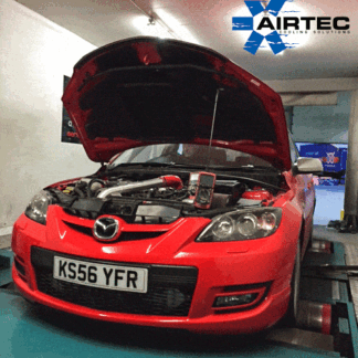 <p>AIRTEC huge front mount intercooler for the Mazda 3 MPS Mk1.</p><p>A much needed upgrade for your re-mapped Mazda MPS.</p><ul><li>70mm core with flowed cast end tanks</li><li>High quality silicone hoses supplied with stainless jubilee clips</li><li>Retains original crash bar and fog lights</li><li>No cutting to bumper needed</li><li>Fitting instructions supplied along with all required fittings</li><li>Proven power increase</li><li>Available in pro series black or natural silver</li><li>AIRTEC 3 year unlimited mileage waranty</li><li>Fitting takes approximately 2-3 hours</li></ul><p><strong>Test results taken on the AIRTEC demo car</strong></p><p>Standard top mount intercooler:</p><p><strong>Run 1</strong></p><p>In - 160.5 degrees</p><p>Out - 70.7 degrees</p><p><strong>Run 2</strong></p><p>In - 160.6 degrees</p><p>Out - 70.4 degrees</p><p><strong>Run 3</strong></p><p>In - 162.1 degrees</p><p>Out - 73.9 degrees</p><p><strong>AIRTEC Stage 3 intercooler</strong></p><p><strong>Run 1</strong></p><p>In - 123.7 degrees</p><p>Out - 23.8 degrees</p><p><strong>Run 2</strong></p><p>In - 119.2 degrees</p><p>Out - 22.6 degrees</p><p><strong>Run 3</strong></p><p>In - 120.1 degrees</p><p>Out - 22.8 degrees</p><p>&nbsp;</p><p><strong>Approximate Dimensions:</strong></p><p>Width - 740mm (not including pipes)</p><p>Height - 170mm</p><p>Depth - 70mm</p><p><span style="color: #ff0000"><strong>NOW AVAILABLE IN PRO-SERIES BLACK ONLY!</strong></span></p><p>Registered Design Right number: 6023247</p><p><strong>AIRTEC part number: ATINTMAZ01 </strong></p>