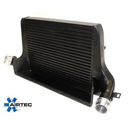 in turn increasing bhp and making your engine saferDyno testing - tests were carried out for temperature before and after the intercooler.Please note: This intercooler was developed on a pre-facelift/pre-LCI car. Later cars have a larger radiator that makes fitting harder. TESTEDOriginal Intercooler:Run 1 - In: 137 degrees C - Out: 50 degrees CRun 1 - In: 139 degrees C - Out: 54 degrees CRun 1 - In: 141 degrees C - Out: 61 degrees CAIRTEC Intercooler:Run 1 - In: 138 degrees C - Out: 26 degrees CRun 1 - In: 140 degrees C - Out: 27 degrees CRun 1 - In: 141 degrees C - Out: 27 degrees C Dimensions:Width: 800mm Height: 210mm Depth: 60mm Capacity: 10.1 litresFeatures:Race spec bar 'n' plate core 60mm thick for super-fast recovery timesDyno proven to reduce intake temperaturesSuper flow end tanks - thin wall cast alloy end tanks with no sharp corners that can slow air speedBolt on design with no extra modding requiredAIRTEC's 3-year unlimited mileage warrantyCNC alloy pipe connectionsAvailable in Pro-Series black for the ultimate stealth look - Silver for photo purposes only. Please note: This intercooler will not fit the JCW.Registered Design Right number: 6023250AIRTEC part number: ATINTMINI05