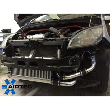 freer-flowing intercooler that is a direct replacement for the smaller and more restrictive OEM item.Our solution to increasing the intercooler’s size and performance within the confines of the limited space behind the bumper and crash bar is based upon a 50mm twin pass core. This offers a massive increase in overall capacity in comparison to the original intercooler