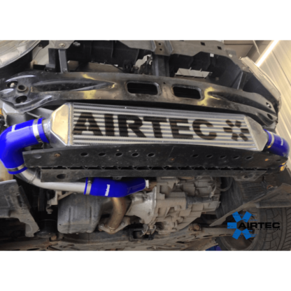 the AIRTEC Motorsport intercooler offers much greater efficiency and volume over standard.The comprehensive kit includes silicone connectors and all fixtures and fittings.TESTEDOriginal IntercoolerIAT at air filter: 32*cRelative Humidity: 41%Run 1 &nbsp;In: 142 degreesOut: 68*cRun 2&nbsp;In: 145*cOut: 65*cRun 3 &nbsp;In: 143*cOut: 66*cMax pressure drop: 0.65psiAIRTEC Motorsport IntercoolerIAT at air filter: 34*cRelative Humidity: 38%Run 1 &nbsp;In: 136*cOut: 39*cRun 2 &nbsp;In: 138*cOut: 41*cRun 3In: 135*cOut: 38*cMax pressure drop 1.91psiFeatures:Huge 60mm coreFlowed end tanksHigh quality silicone hoses and stainless-steel jubilee clipsRetains original crash barNo cutting to bumperFitting Instructions and all required fixingsProven power increase for fast road & trackAvailable in Pro-Series Black or Natural SilverFits Mitsubishi Colt RalliartRegistered Design Right number: 6022642AIRTEC Part No: ATINTMITS02