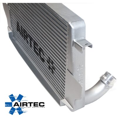 specced to AIRTEC designAIRTEC logo'd cast end tanks for improved airflow and unbeatable strengthAir-ram scoop that forces cold air directly into the intercooler coreGain BHP and torqueNo drilling designFitting takes 3-4 hours