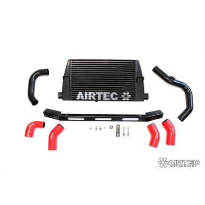 perfect for fast road and track use.AIRTEC take a huge amount of pride in making sure out kits are finished to an extremely high standard and have a real eye for attention to detail!Dimensions: Width: 680mmHeight: 340mmDepth: 60mmFeatures:AIRTEC huge 60mm core intercooler with flowed cast end tanksPro Hoses high quality 4/5ply silicone hosesSupplied with new