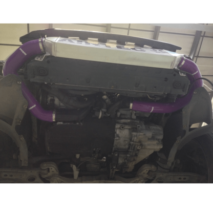 this means less welding and a stronger Intercooler.High quality gloss black silicone hoses which means better flow inside the pipe work