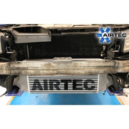 nThis freer flowing front mount intercooler set up is a direct replacement for the much smaller and more restrictive Audi set up.