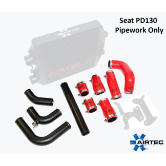 <p>Silicone hose and boost pipe kit for AIRTEC front mount intercooler - Fabia VRS