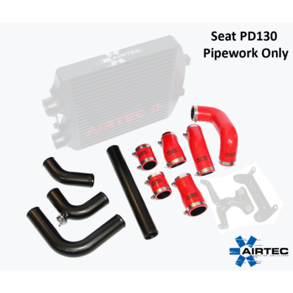 Silicone hose and boost pipe kit for AIRTEC front mount intercooler - Fabia VRS