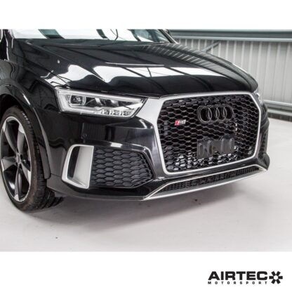 the intercooler makes full use of the vehicles entire front grille area.It therefore offers a huge increase in surface area and volume over standard