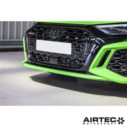 the AIRTEC Motorsport intercooler offers much greater efficiency and volume over standard and by integrating the crash bar into the design