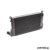 we utilised our huge 16.4-litre capacity core from the EA888 Gen 3 platform and integrated it to better accommodate the air-con radiator.This allowed an impressive 80% increase in overall capacity in comparison to the original intercooler
