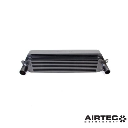 step-by-step instructions with pictures and Pro Hoses silicone connectors.The intercooler is available in a Pro-Series Black finish (with or without the AIRTEC logo) and gloss black Pro Hoses silicone connectors.Dimensions:Width: 610mmHeight: 195mmDepth: 110mm/70mm steppedInlet: 50mmOutlet: 60mmFeatures: 64% increase in capacity compared to original intercooler30% increase in frontal area compared to original intercoolerHuge increase in cooling abilityReduced charge temperaturesHigh-flow