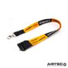 nBlack and orange lanyard with AIRTEC Motorsport logo