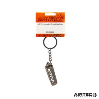 <p>AIRTEC Motorsport double-sided intercooler key ring.</p><p>Finished in gloss black with a distinctive AIRTEC logo in white and made from metal