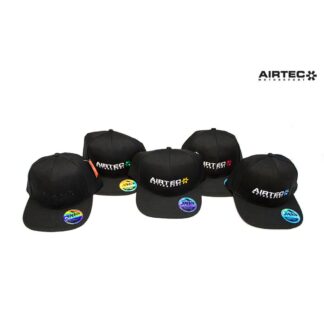 Official AIRTEC snap back caps available in stock AIRTEC Motorsport logo.