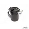 which allows the catch can to attach neatly in place.The can itself features an internal micron filter