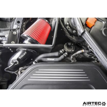AIRTEC Motorsport is proud to launch our oil catch can upgrade for the M140i and M240i models suitable for track or fast road use.Oil catch cans are vital preventative additions to ensure the performance and efficiency of Direct Injection engines doesn’t deteriorate over time.AIRTEC Motorsport’s solution to developing a catch can kit specifically for the model utilises the available space to integrate seamlessly within the engine bay. It features a high-quality laser cut bracket finished in powder-coated matt black