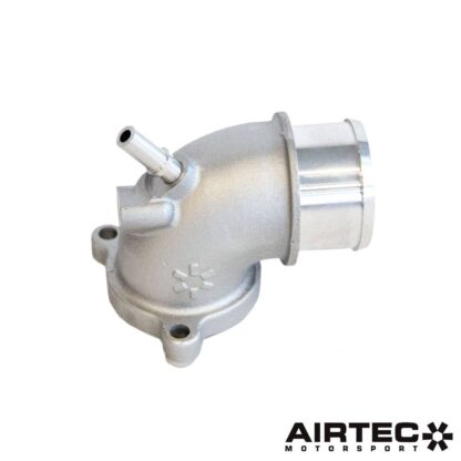 AIRTEC Motorsport Enlarged Cast Alloy High Flow Throttle Body Elbow for Mk8 Fiesta ST (also fits Focus Mk4 1.5 ST-Line).Designed to replace the restrictive OEM pipe