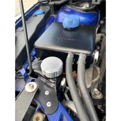 the AIRTEC Motorsport power steering tank is a direct replacement item that replaces the standard plastic item that can become brittle over time.