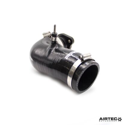 compared to other enlarged elbow pipes on the market and is a vast improvement over Ford's restrictive design.This solution also fits in place using a two-piece threaded adapter