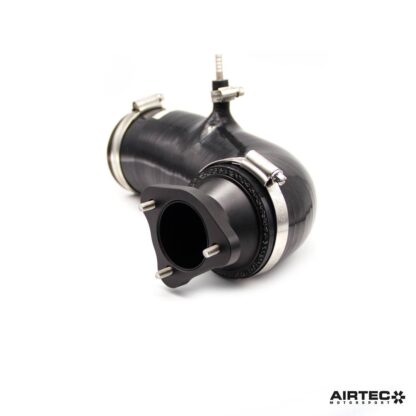 which bolts to the flange as usual and then allows the new enlarged inlet pipe to easily tighten into place. This design feature means fitting becomes a much easier and simpler process